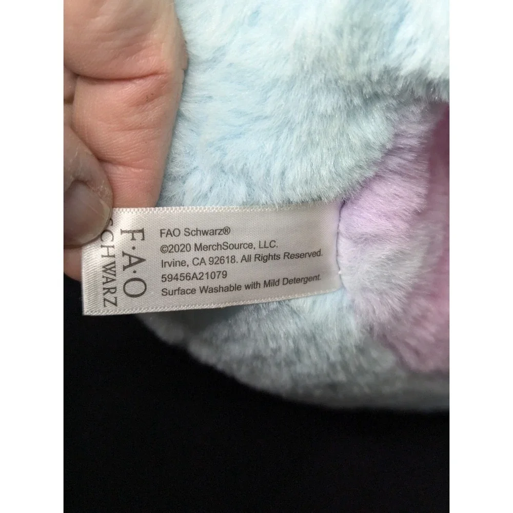 Fao Schwartz Narwhal light up bubble sounds glow brights plush stuffed‎ Toy led